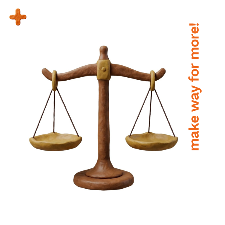 Adjudication Support Services and Responses A balanced scale symbolising justice, with a wooden frame and golden pans.